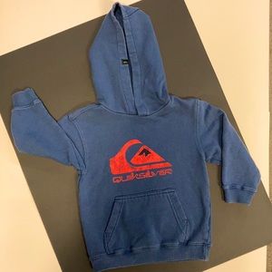 Quiksilver Blue Hoodie Size 2T